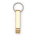 50 Chaveiro Abridor Metal Reto Personalizado A Laser Brinde