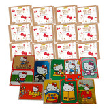 50 Figurinhas Da Hello Kitty Comemoração 50 Anos São 10 Envelopes