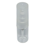 50 Frascos De Vidro 2ml Com Válvula Spray Transparente