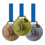 50 Medalhas Basquete Metal 35mm Ouro Prata Bronze