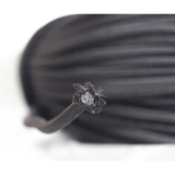 50 Metros 8mm Corda Elastica Multiuso Para Fixaçao Preta 