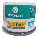 50 Midia Bluray Data Print Printable 25gb 135min Filme Dados