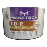 50 Midia Virgem Cd Maketech Psone Ps1 Musica Mp3