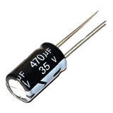 50 Peças Capacitor Eletrolítico 470uf 35v 470 X 35 105ºc