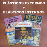 50 Plasticos Internos + 50 Externos Para Compacto Sacos 