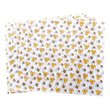 50 Unidades De Papel Manteiga Lyor Emtampado Bee 24,5cm