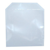 500 Envelopes De Plástico Transparente Liso Saquinho Para Embalar Mídia Cd/dvd Saco Com Aba E Sem Cola 12,5x12,5cm