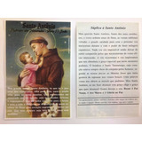 500 Fls Oração De Promessa Santo Antônio Santinho Imagem