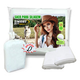 500 Sacos Para Silagem Forte 51x110 Branco + 500abraçadeiras