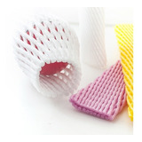 500 Un. Rede Espuma Epe Branca F 12x7cm Proteção P/ Frutas
