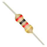 500 Unidades Resistor 2k 5% 1/4w Cr25 2k
