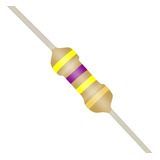 500 Unidades Resistor 470k 5% 1/4w Cr25