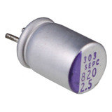 5000 * Capacitor Sólido 820uf 2.5v 6mmx9mm Terminais Curtos