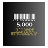 5000 Códigos De Barras Universal Lojas Fisicas