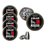500x Chumbinho Slug Pesado 5,5mm Reforçado Caça Tiro Esp. 