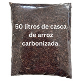 50l Casca De Arroz Carbonizada
