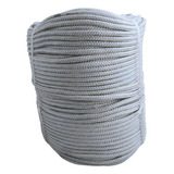 50m Corda Poliamida Poliéster Branca 8mm Forte Suporta 859kg