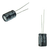 50x Capacitor Eletrolítico 100uf X 50v 105º Kit C/50 Peças - Chipsce