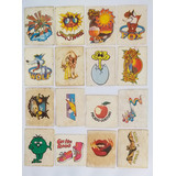56 Figurinhas Do Álbum Stamp Color Lote 1 Anos 80 Cx1
