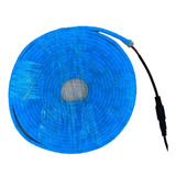 5m Mangueira Fita Led 12v Neon Corte 5cm Alto Brilho+ Fonte Cor Da Luz Azul Claro 110v/220v