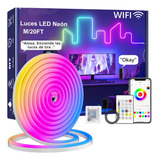 5m Rgb Wifi Bluethooth Fita Led Neon Compatível Alexa Inteli 110v/220v