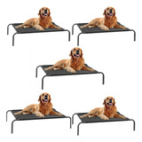 5x Caminha Elevada Resistente Pet Porte Grande Gg Golden Aço