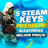 5x Jogos Premium Steam- Chaves Aleatorias