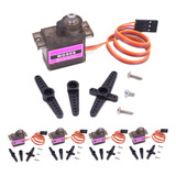 5x Micro Servo 9g Mg90s Aeromodelo Engrenagem Full Metal