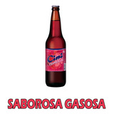 5x Refrigerante Gasosa Framboesa Cini 600ml Garrafa Vidro 