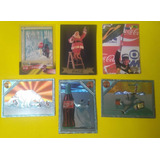 6 Cards Especiais Coca-cola Importados Airton Senna Figurinh