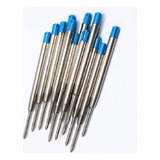 6 Cargas Azul Caneta Refil Metal - Tipo Parker E Crown