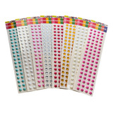 6 Cartela Adesivo Piercing Bind Pet Para Banho E Tosa Cor Cores