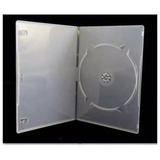 6 Estojo Slim Capa Box Dvd-cd Simples Transparente 7mm Novo