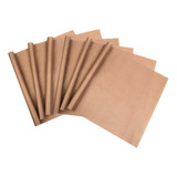 6 Folha Manta Teflon P/ Sublimação 40 X 40 X 0,11 Grossa S/ades Cor Marrom-claro Mecolour