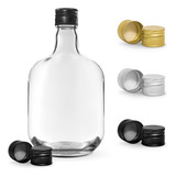 6 Garrafas 700ml Modelo Paraíba + Tampas Metálicas + Lacres