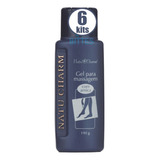  6 Gel Para Massagem Natu Charm Cosméticos Arnica 