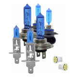 6 Lâmpadas Farol Automotivo Super Branca 8500k Efeito Xenon