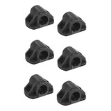 6 Mancal Base Abracadeira Porta Traseira Bau Caminhao 25mm