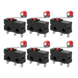 6 Micro Chave Fim De Curso Kw12 Endstop Switch Imp 3d E Cnc