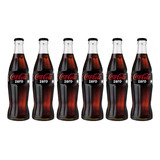 6 Refrigerante Coca Cola Zero Com Vasilhame De Vidro 290ml