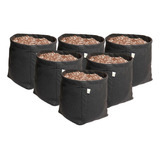 6 Vasos Plantas Feltro 7 Litros Cultivo Indoor King Pot