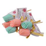 60 Lembrancinhas Sabonete Mini Botões De Rosa Dia Das Mães 