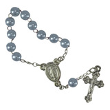 60 Mini Terço Para Lembrancinhas Azul - Full Envios