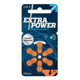 60 Pilhas Baterias P/ Aparelho Auditivo - Extra Power Tam.13