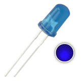 600 Peças Led 5mm Azul Difuso Leitoso Corpo Azul Cubo K1229