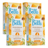 64 Folhas Prontas Depilação Corporal Depil Bella Mel 4cx