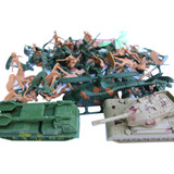 72 Brinquedos Soldados Infantil Boneco Militar Exército