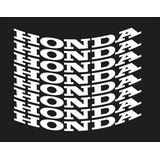 8 Adesivos Honda Branco Para Roda De Moto Liga Leve