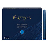 8 Cartuchos De Recarga De Tinta Para Caneta-tinteiro Waterman