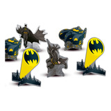 8 Display Mesa Decoração Batman Festa Aniversário Completa